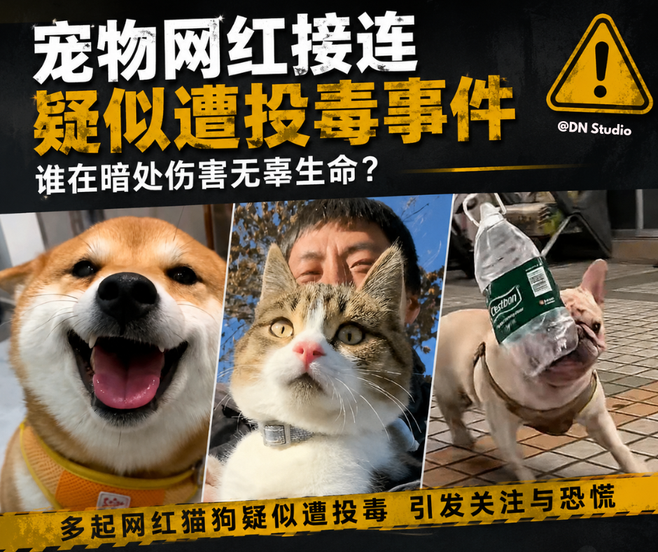 宠物网红接连疑似遭投毒事件：谁在暗处伤害无辜生命？