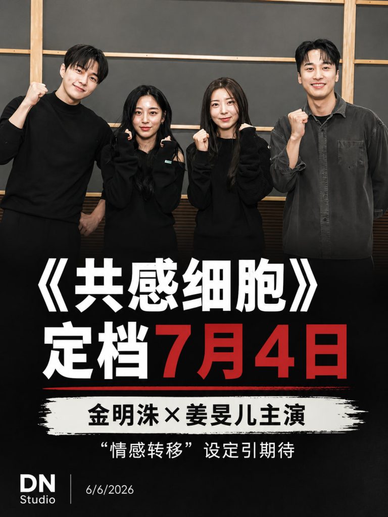 金明洙、姜旻儿主演新剧《共感细胞》7月开播！“情感转移”设定掀期待