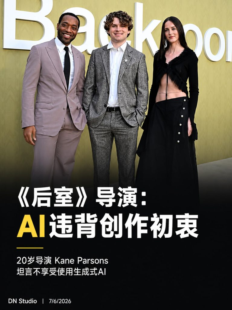《后室》导演Kane Parsons：如果可以，我希望生成式AI永远消失
