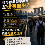 当“马劳”就失去自由？在新加坡工作的我，反而更早拥有选择权